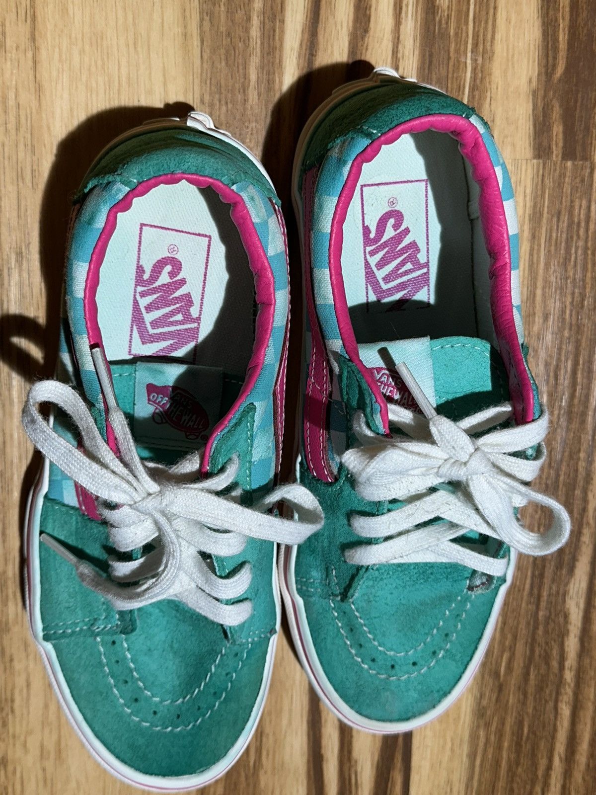 Vans Mint and Pink Sneakers Size 6 Size US 6 / IT 36 - 5 Thumbnail
