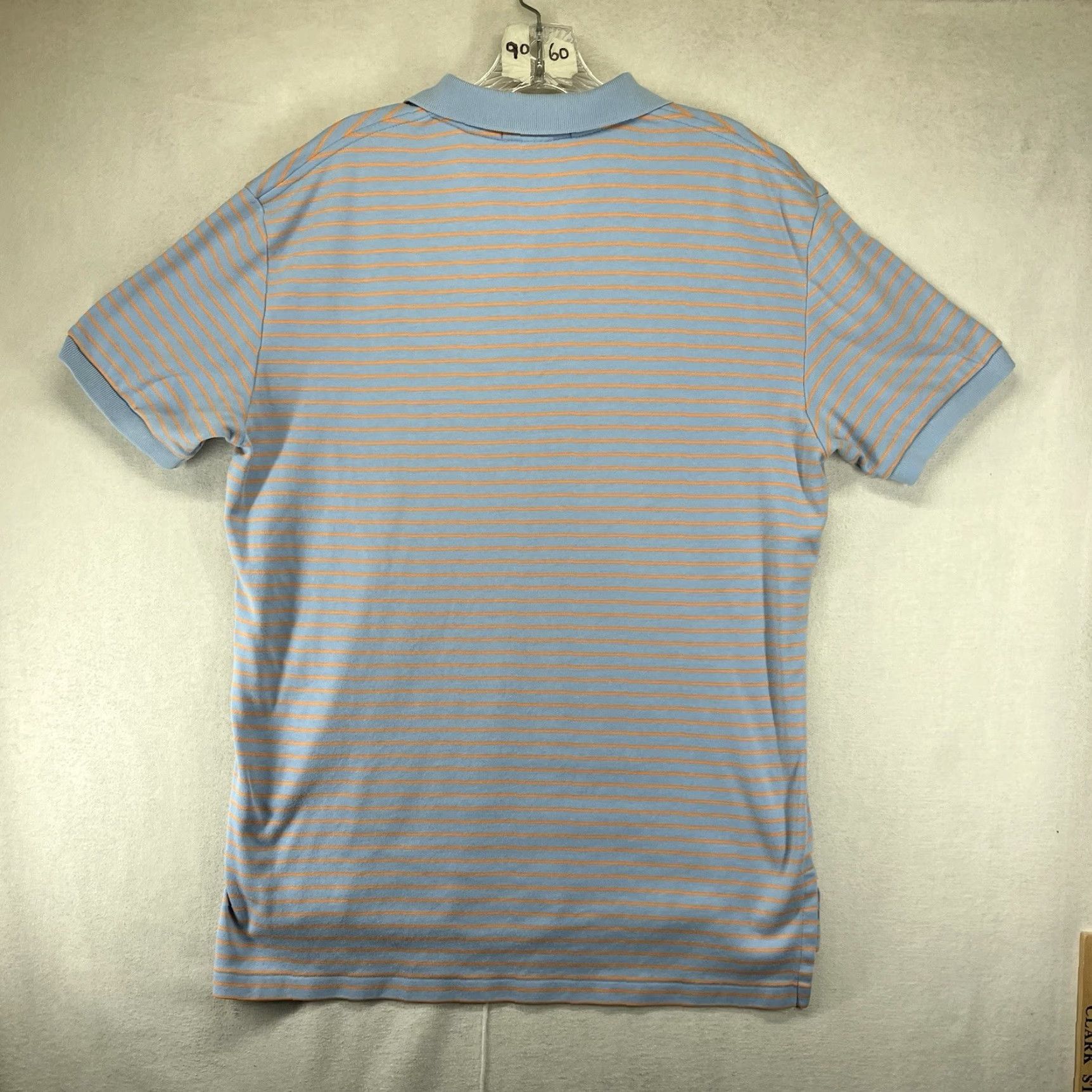 Polo Ralph Lauren VINTAGE Polo Ralph Lauren Polo Shirt M Light Blue Orange Stripe Detailed Pony Long Tails Shirt Adult Medium Blue Striped 90s Preppy Mens Size US M / EU 48-50 / 2 - 2 Thumbnail