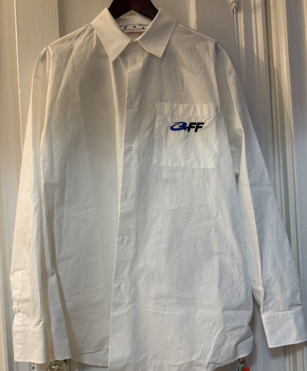 Off-White Off-White Exact Opp cotton shirt Size US M / EU 48-50 / 2 - 10 Thumbnail
