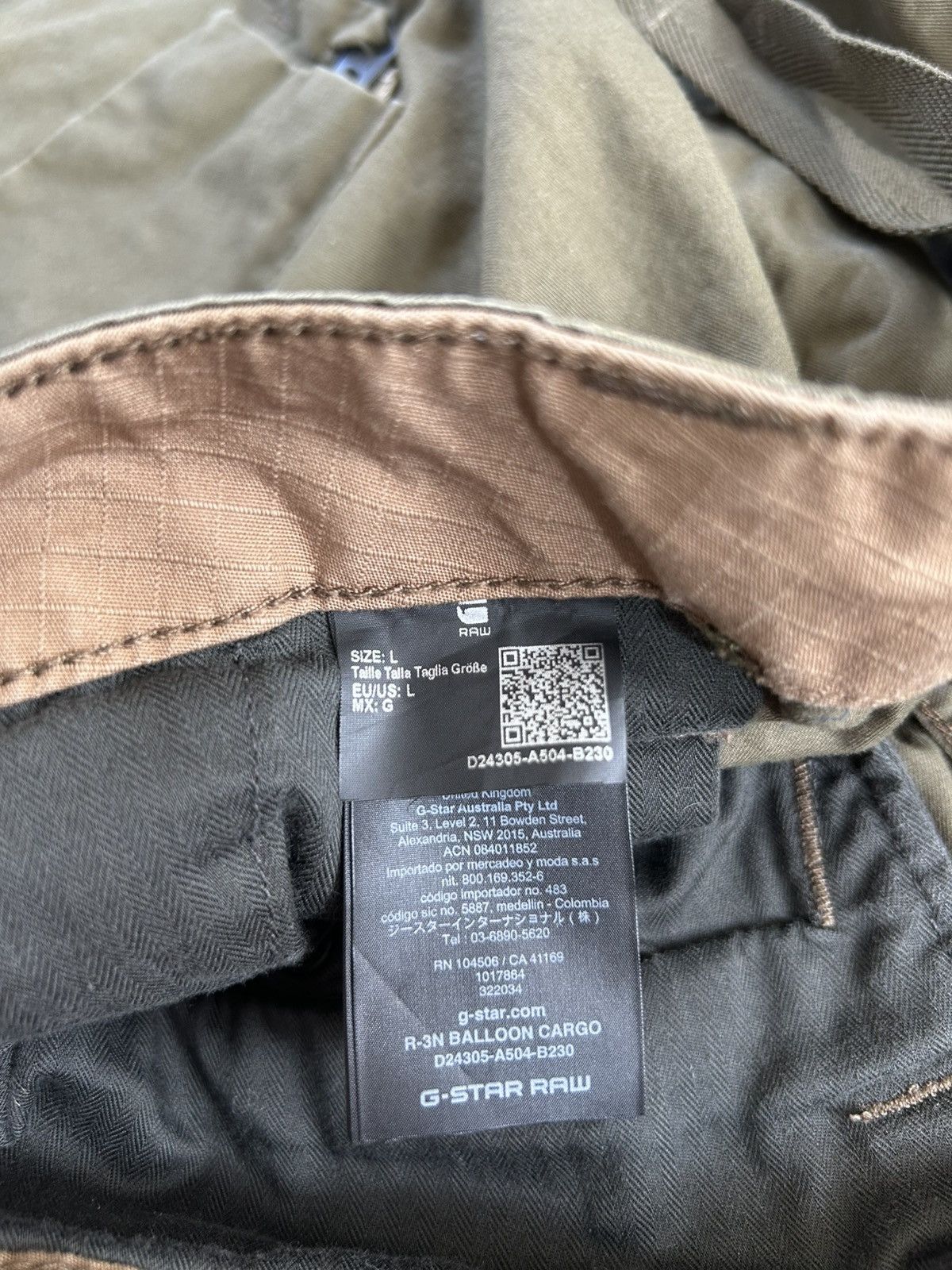 G-Star G Star R-3N Balloon Cargo Pants Size US 34 / EU 50 - 14 Thumbnail