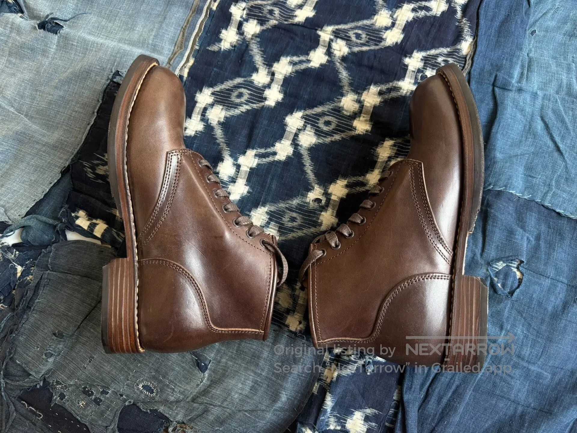 Visvim VISVIM Brigadier Boots in Brown Leather. Size US 9 / EU 42 - 3 Thumbnail