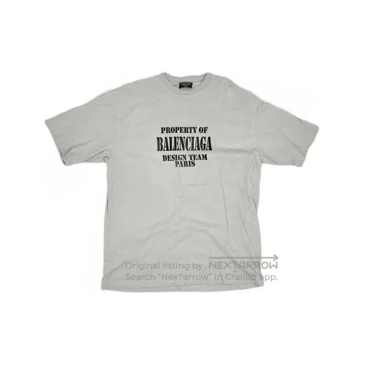 Balenciaga Balenciaga Design Team Logo Print Short Sleeve T. Size US L / EU 52-54 / 3 - 2 Thumbnail