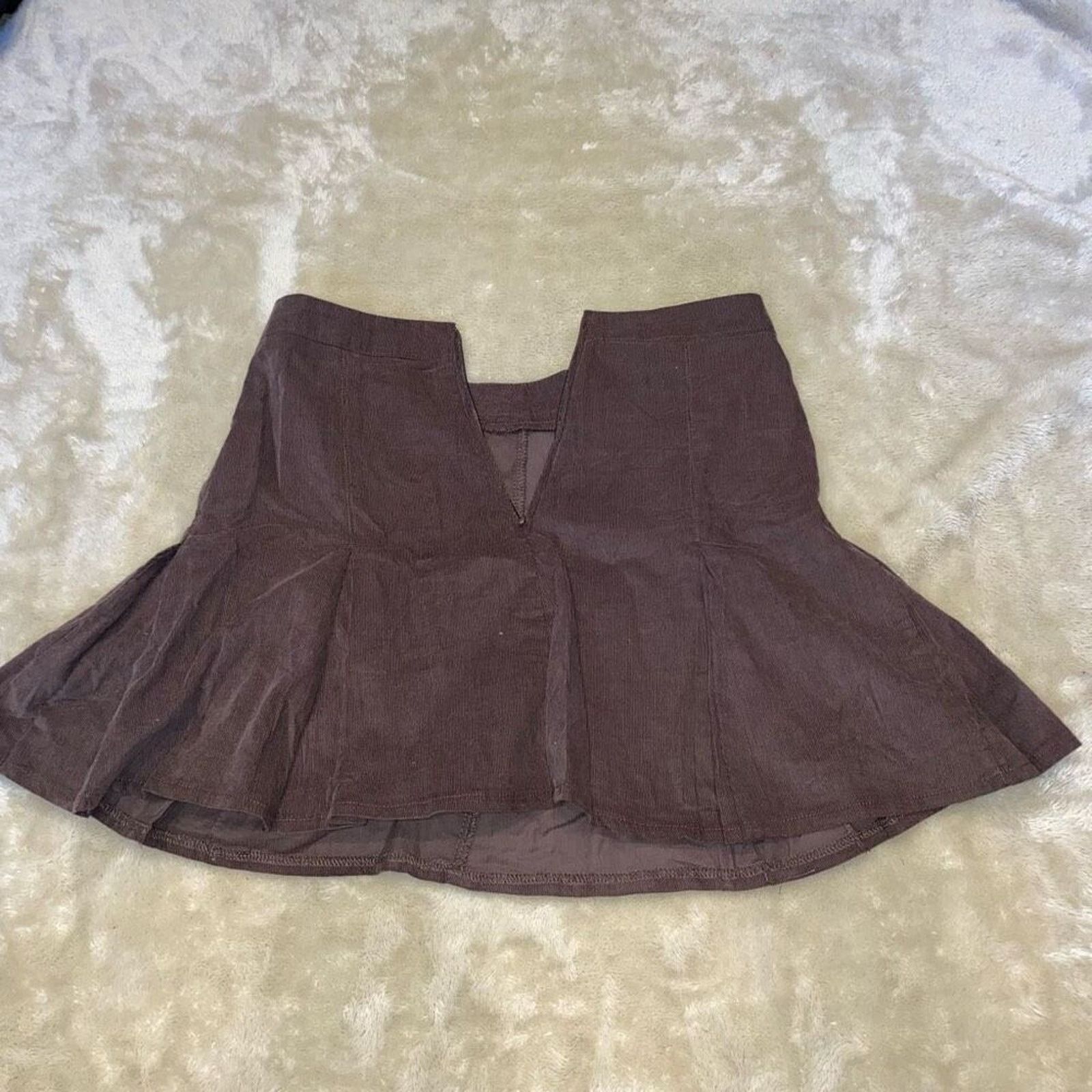 Other Eyeshadow Taupe Fit and Flare Kilt | Sz 7 Size 28" / US 6 / IT 42 - 2 Thumbnail