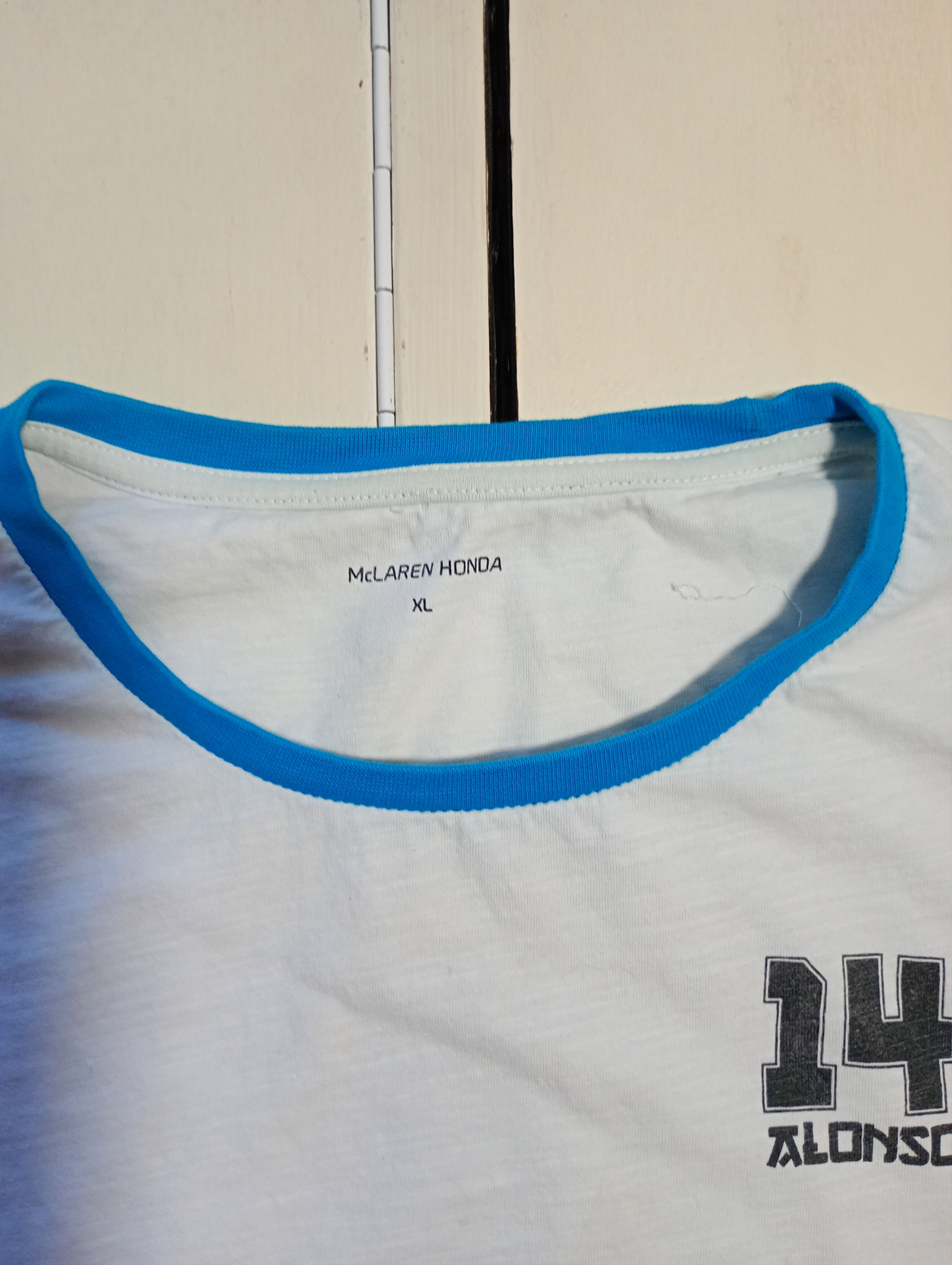 Formula 1 McLaren Honda 14 Fernando Alonso T-Shirt 2007 Size US XL / EU 56 / 4 - 9 Thumbnail