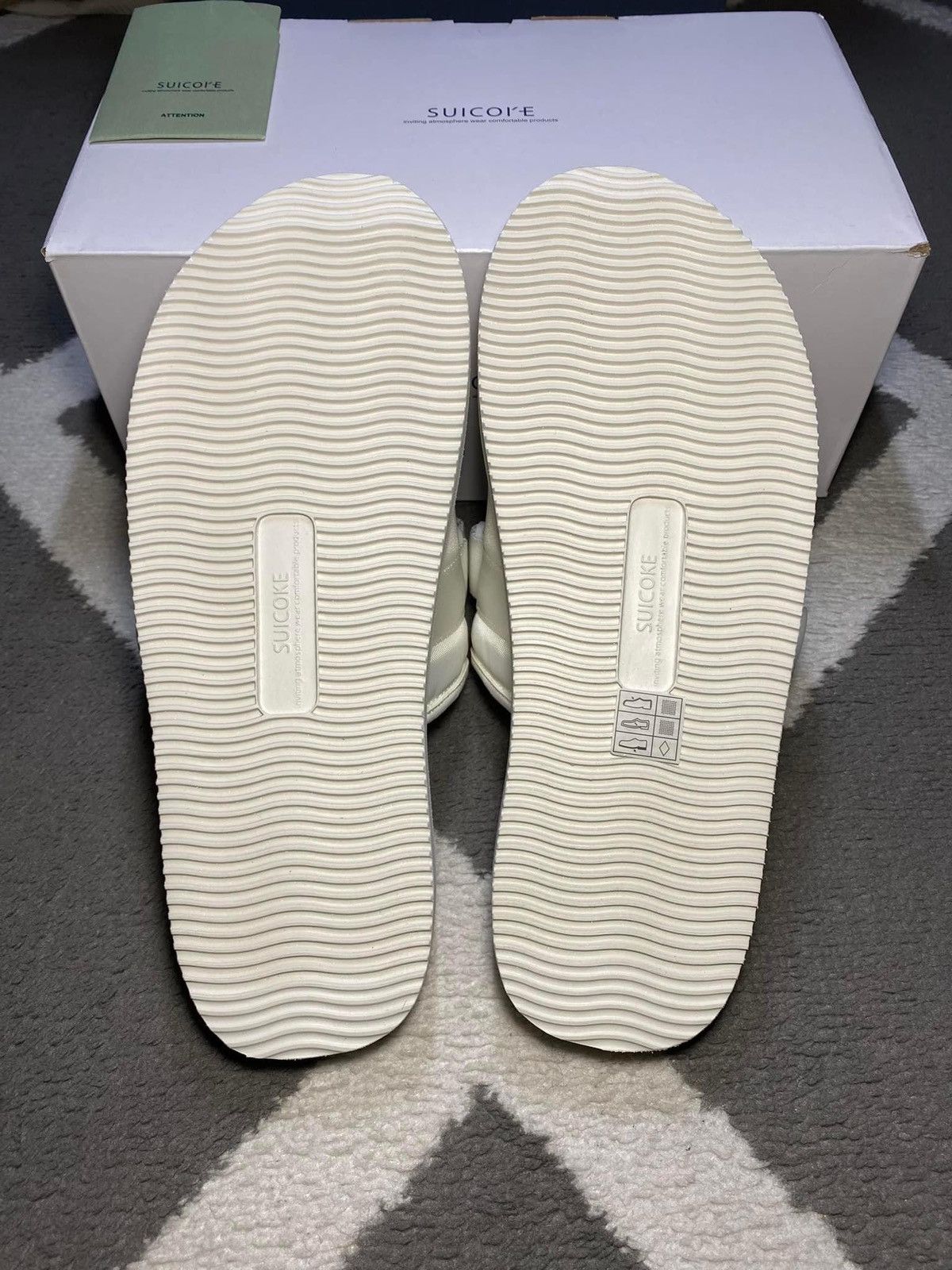 Designer × Japanese Brand × Suicoke Suicoke Moto Cab OG-056 White Slides Sandals Size US 6 / IT 36 - 8 Thumbnail