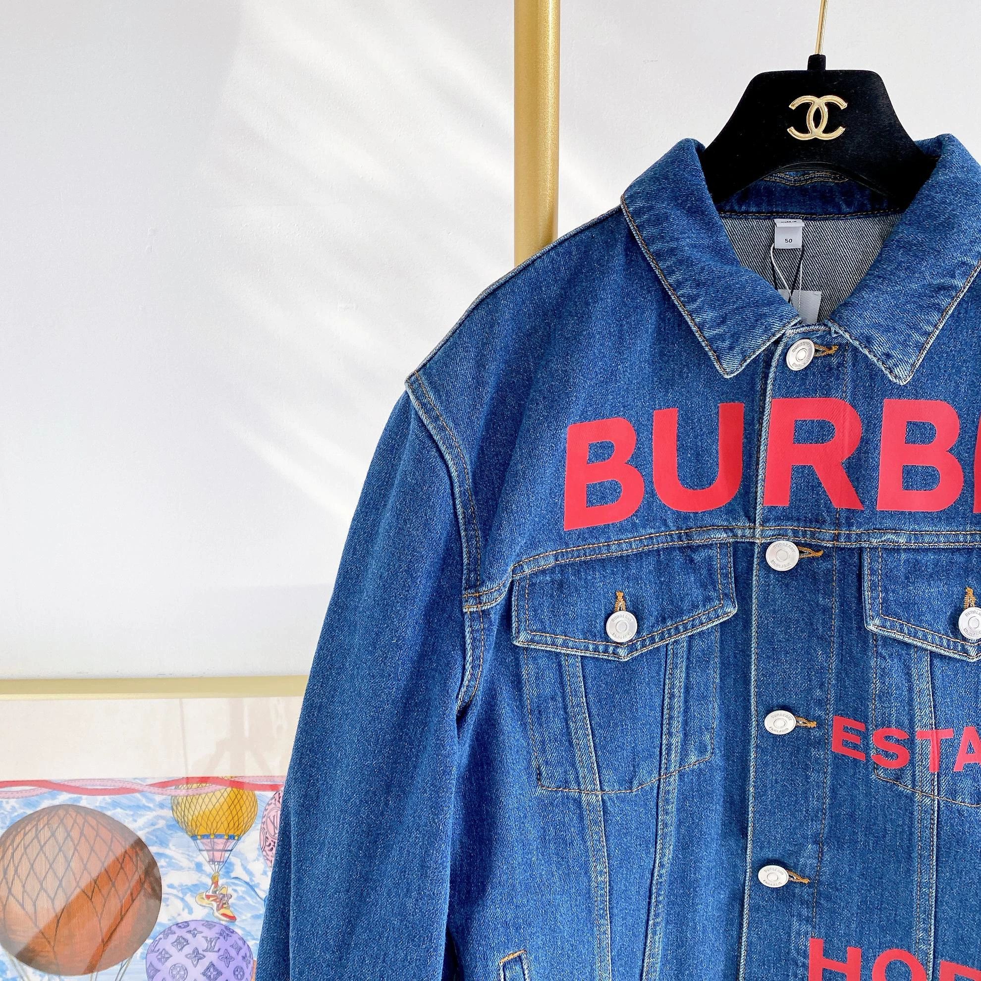 Burberry Burberry TB Denim Jacket 50 New with tags Size US M / EU 48-50 / 2 - 3 Thumbnail