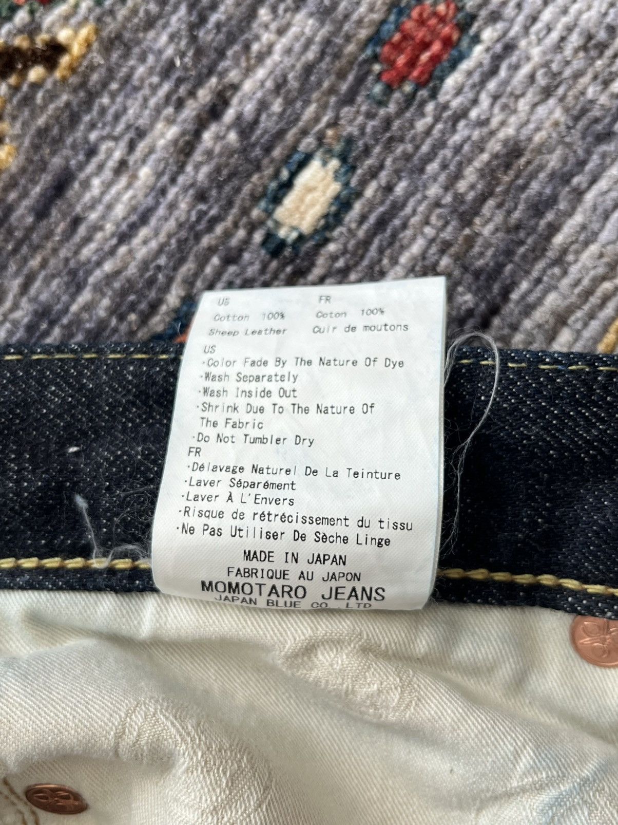 Momotaro Jeans RARE Momotaro Jeans N0505SP Tight Bell Cut Size US 32 / EU 48 - 9 Thumbnail