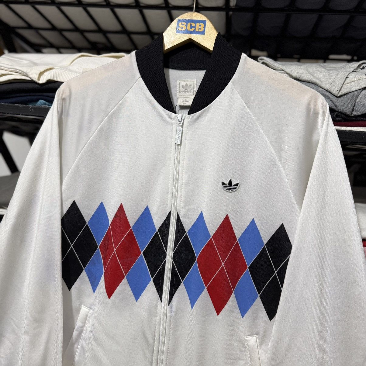 Adidas Vintage adidas ivan landl argyle track top Size US M / EU 48-50 / 2 - 2 Thumbnail