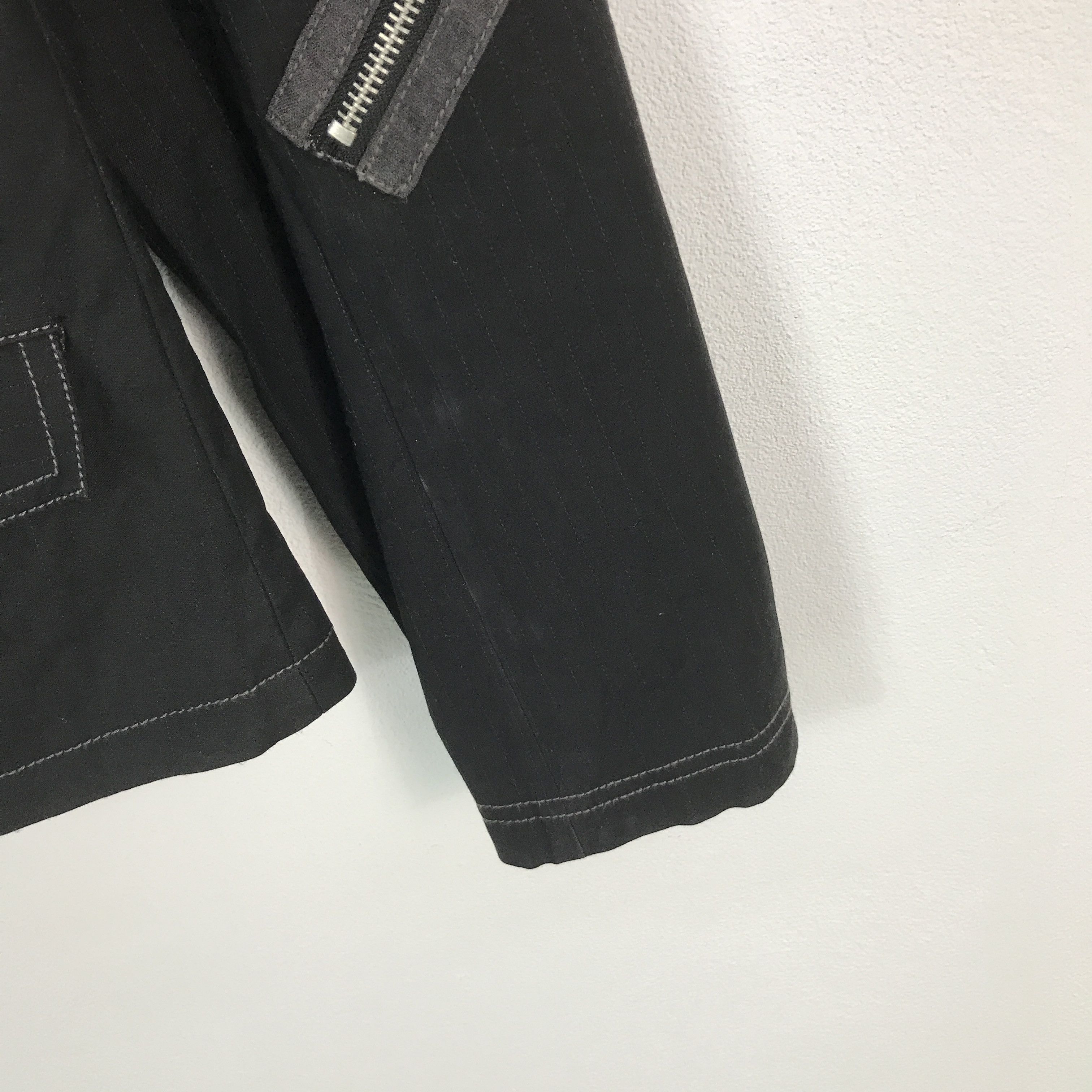 Designer × Japanese Brand Japan punk algon quins black zipper style jacket Size US S / EU 44-46 / 1 - 6 Thumbnail