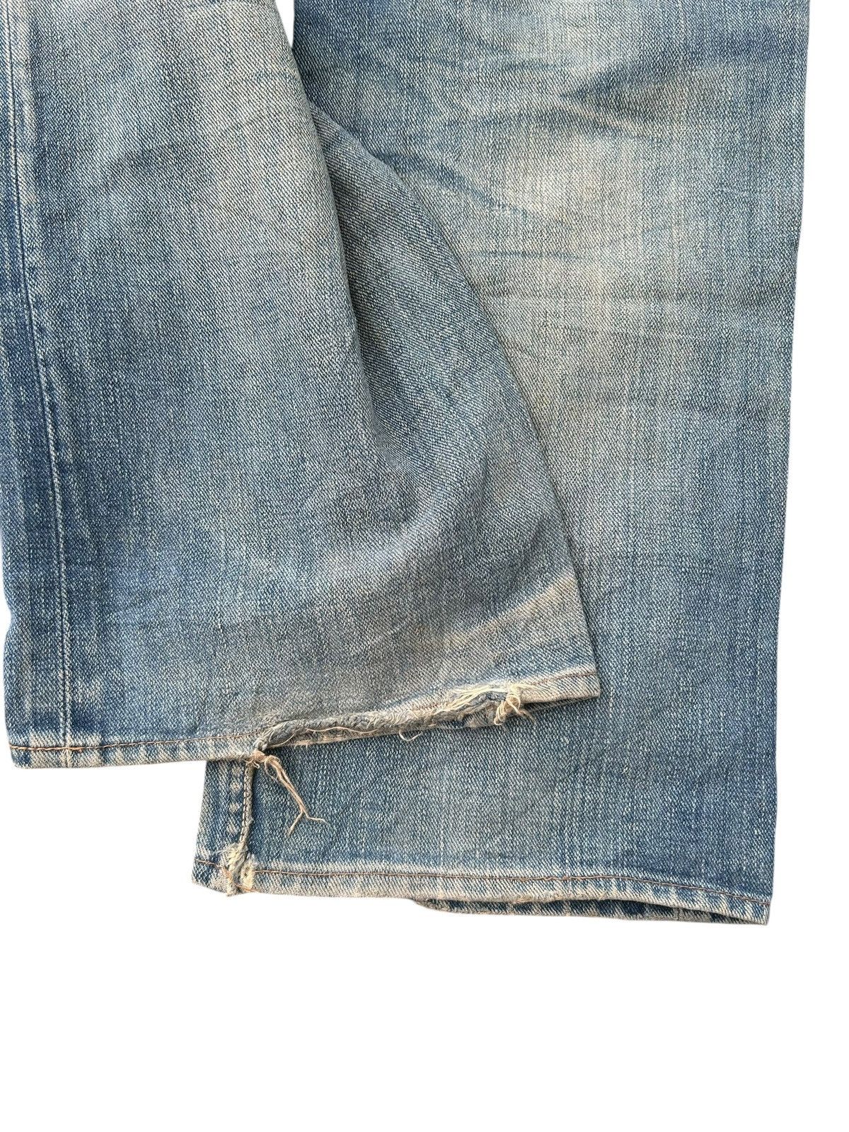 Kapital × Vintage × Wrangler VINTAGE WRANGLER BLUE BELL SELVEDGE DISTRESSED RUSTY DENIM Size US 30 / EU 46 - 14 Thumbnail