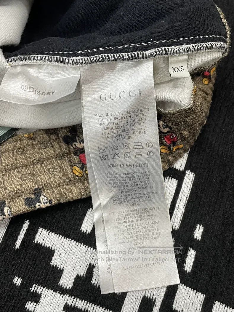 Gucci Gucci Disney co-branded Mickey Mouse full logo full pair o Size 42" / US 20 - 5 Thumbnail