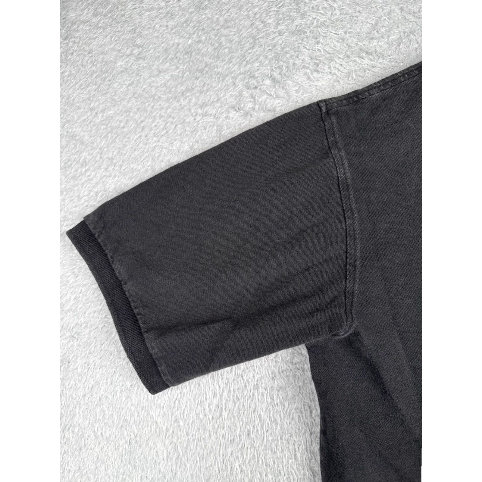 Hanes VINTAGE J Wesley Hanes Polo Shirt Men 2XL Black 100% Cotton Polo Shirt Adult 2XL Black Modern American Sports Polo Shirt Men Size US XXL / EU 58 / 5 - 3 Thumbnail