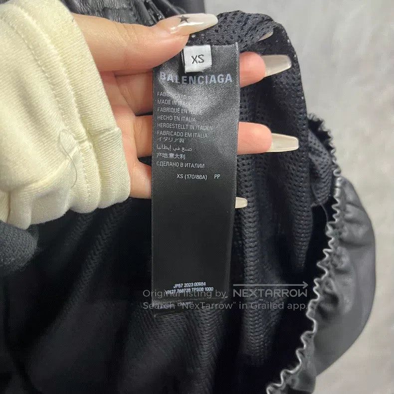 Balenciaga Balenciaga Black Loose Fit Stand Collar Letter Zip Long Sl Size US XS / EU 42 / 0 - 4 Thumbnail
