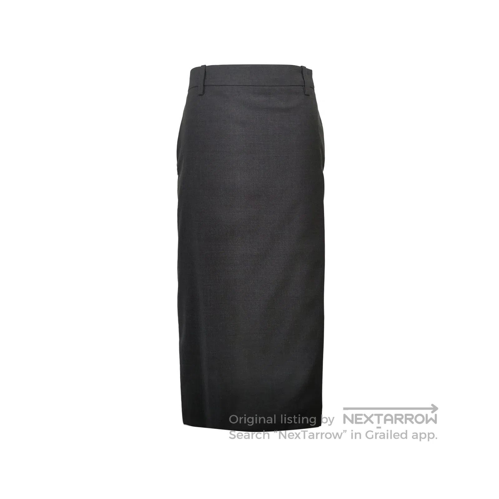 Prada Prada Wool Solid Midi Skirt Size 38 . Size 37" - 1 Thumbnail