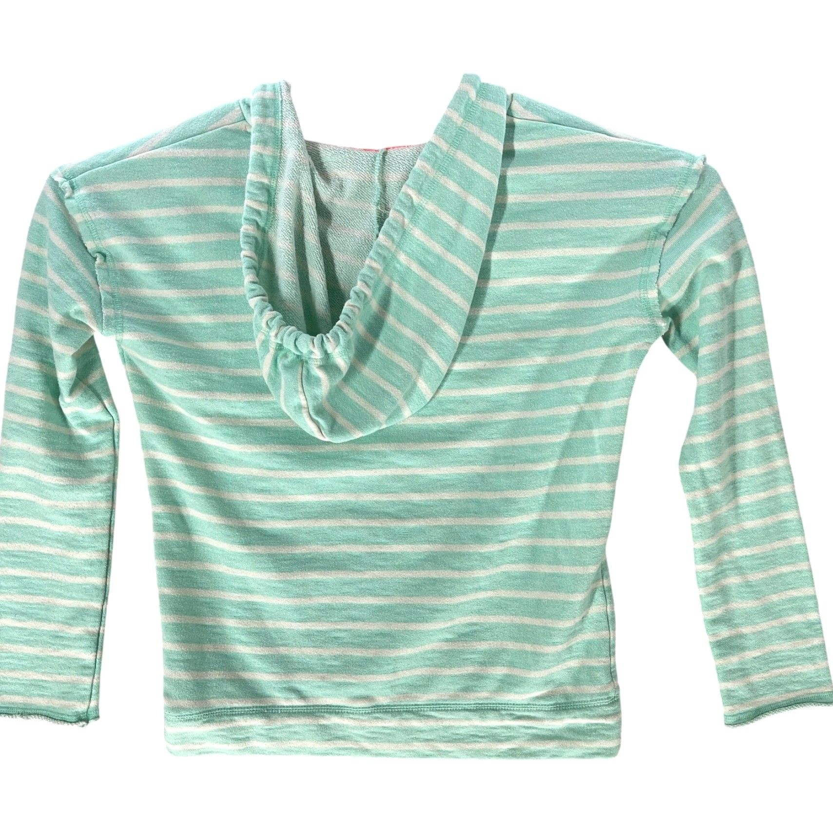 Billabong VINTAGE Billabong Hoodie Striped Green White S Womens Pullover Cotton Polyester Modern Coastal Surf Casual 40 in Chest Girls mens Size S / US 4 / IT 40 - 3 Thumbnail