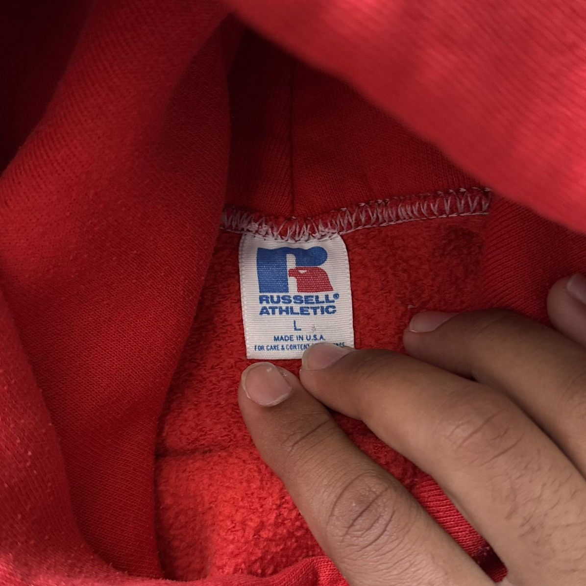 Russell Athletic Vintage 90s Russell Athletic Georgia Hoodie - Tagged Large Size US S / EU 44-46 / 1 - 4 Thumbnail