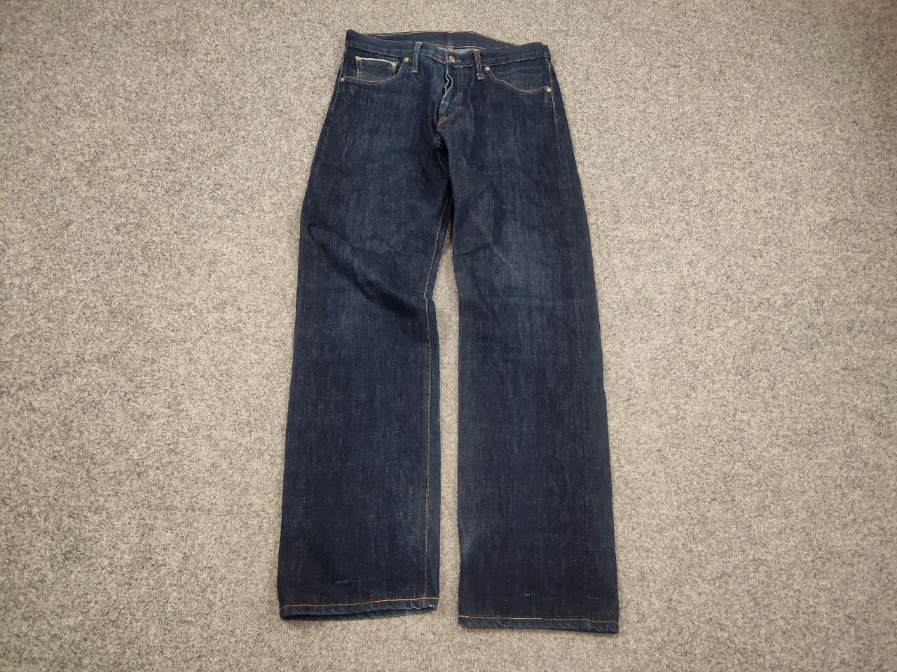 Japanese Brand Vintage D.H. Tribute Japanese Selvedge Faded Denim Jeans Size US 32 / EU 48 - 3 Thumbnail