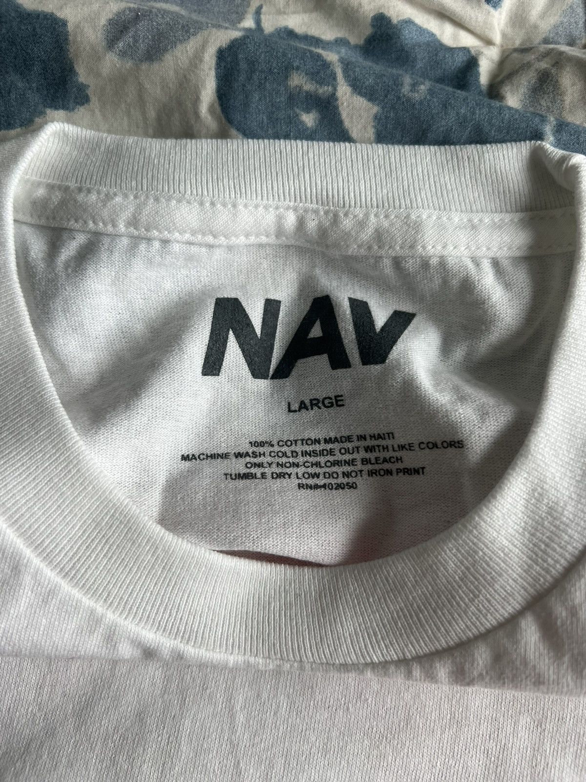 Vlone Vlone Nav “Bad Habits” T-Shirt Size US L / EU 52-54 / 3 - 2 Thumbnail