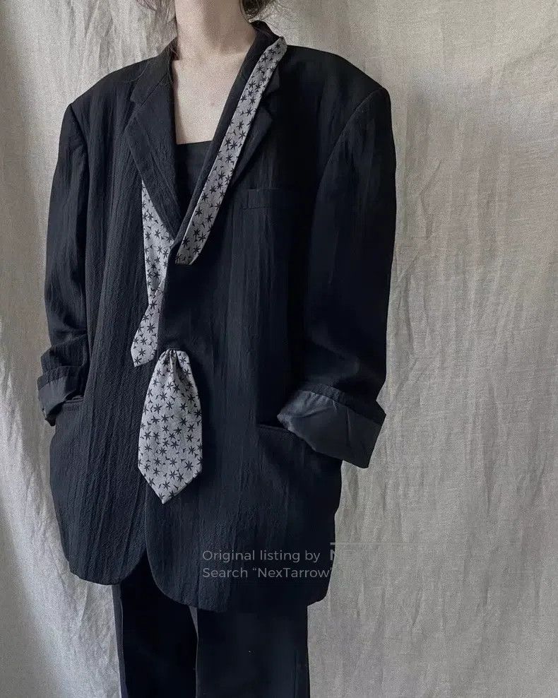 Issey Miyake Issey Miyake Printed Silk Tie Size ONE SIZE - 4 Thumbnail