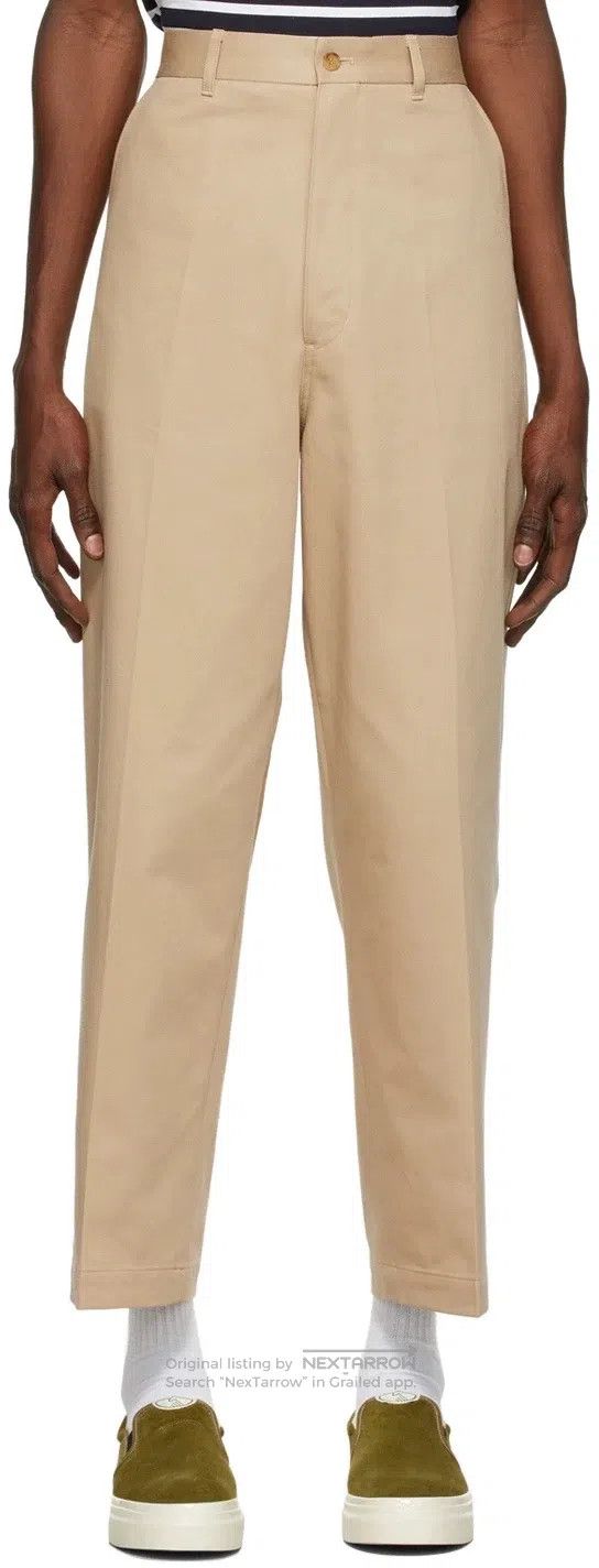 Comme des Garcons Comme Des Garcons size M Khaki trousers Size 23" - 2 Thumbnail
