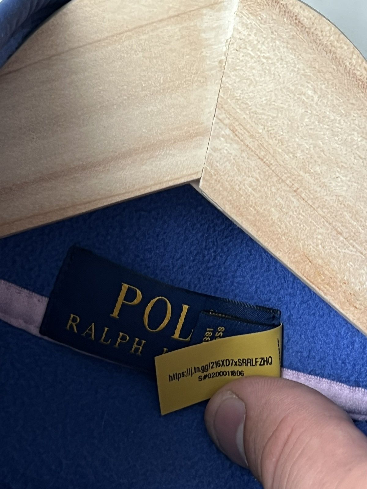 Polo Ralph Lauren 💙 Ralph Lauren Blue Fleece Pullover Pockets M Rare Size US M / EU 48-50 / 2 - 10 Thumbnail