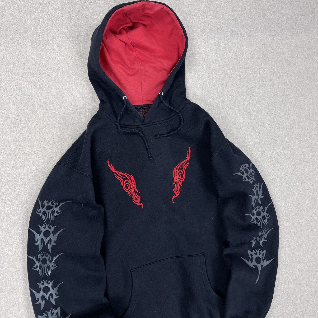 Affliction × If Six Was Nine × JNCO Y2K TRIBAL HOODIE HARDCORE AFFLICTION TYPE Size US L / EU 52-54 / 3 - 3 Thumbnail