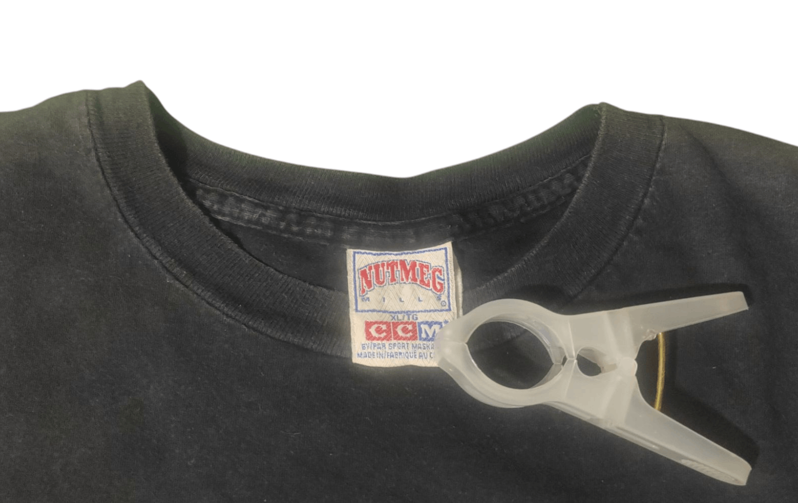 NHL × Vintage Vintage 90s Nutmeg NHL Boston Bruins Kick Ice Shirt Size US XL / EU 56 / 4 - 2 Thumbnail