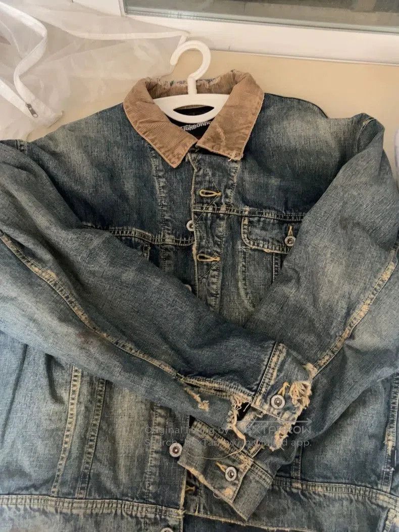 Neighborhood Neighborhood 23AW Distressed Denim Jacket. Size US S / EU 44-46 / 1 - 1 Thumbnail