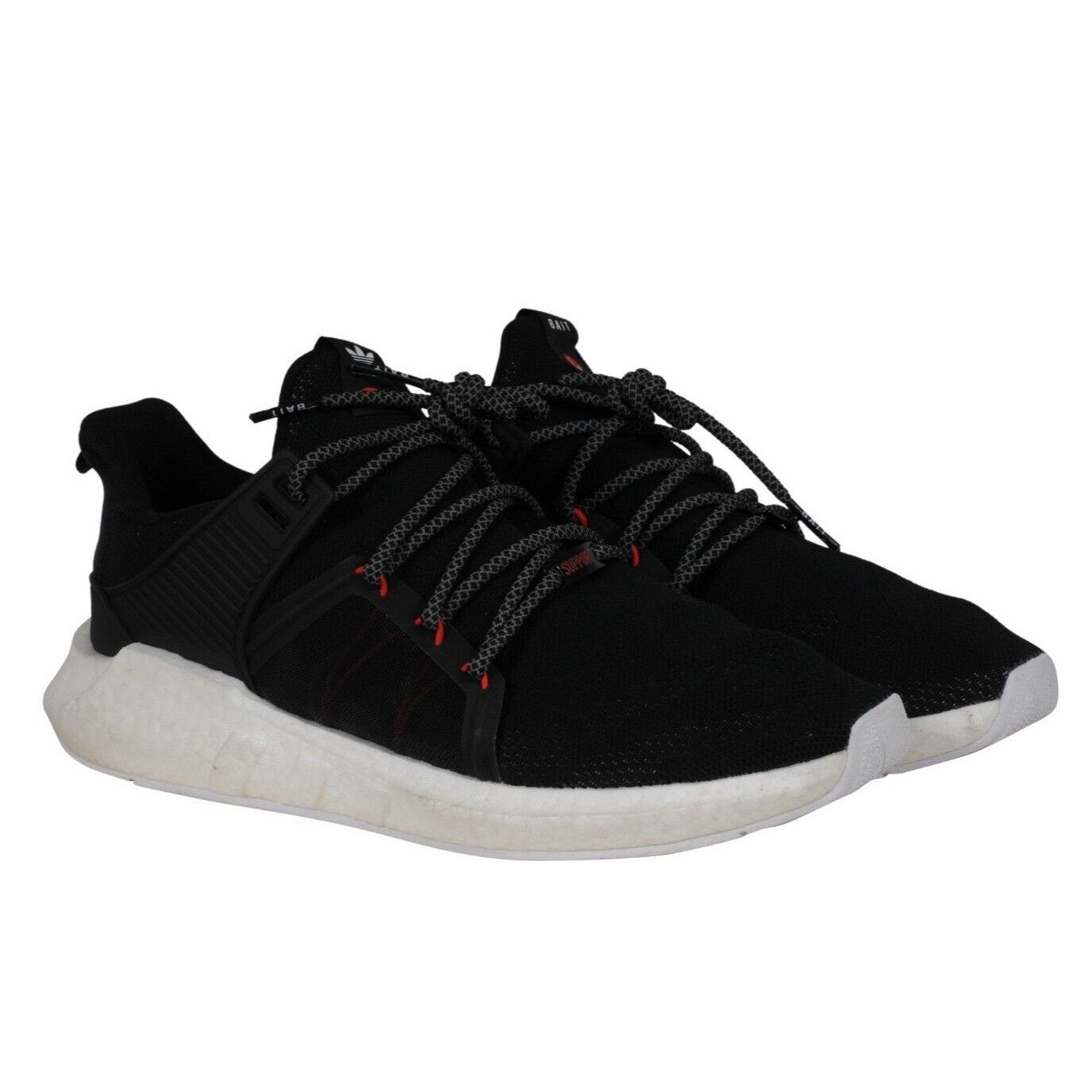 Adidas × Bait Bait EQT Support Future Sneakers Black White Low Top Size US 12 / EU 45 - 2 Thumbnail