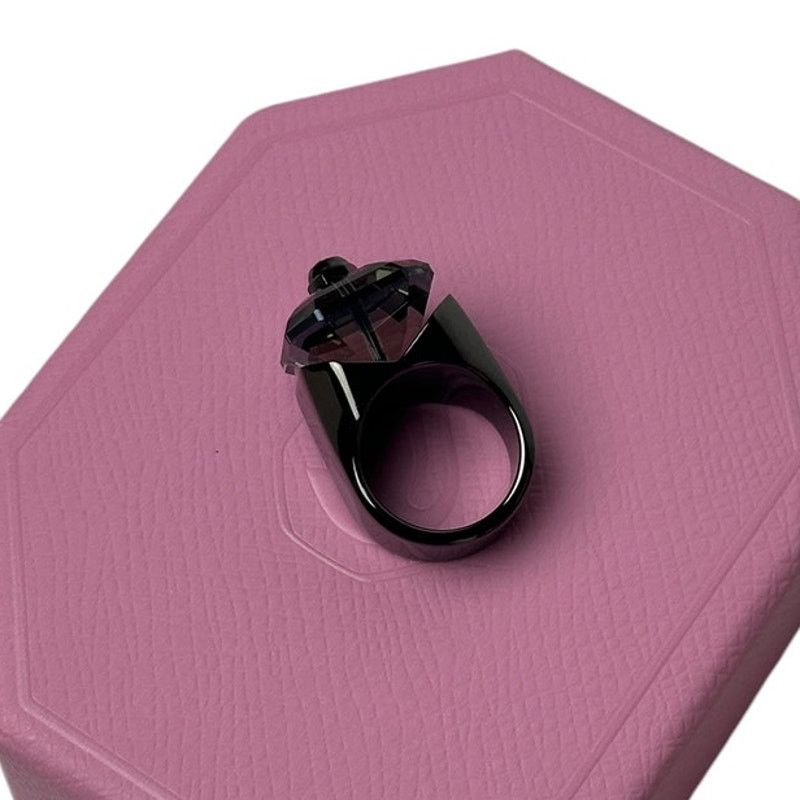 Swarovski Swarovski Numina cocktail ring Octagon cut, Black, size 8 Size ONE SIZE - 7 Thumbnail