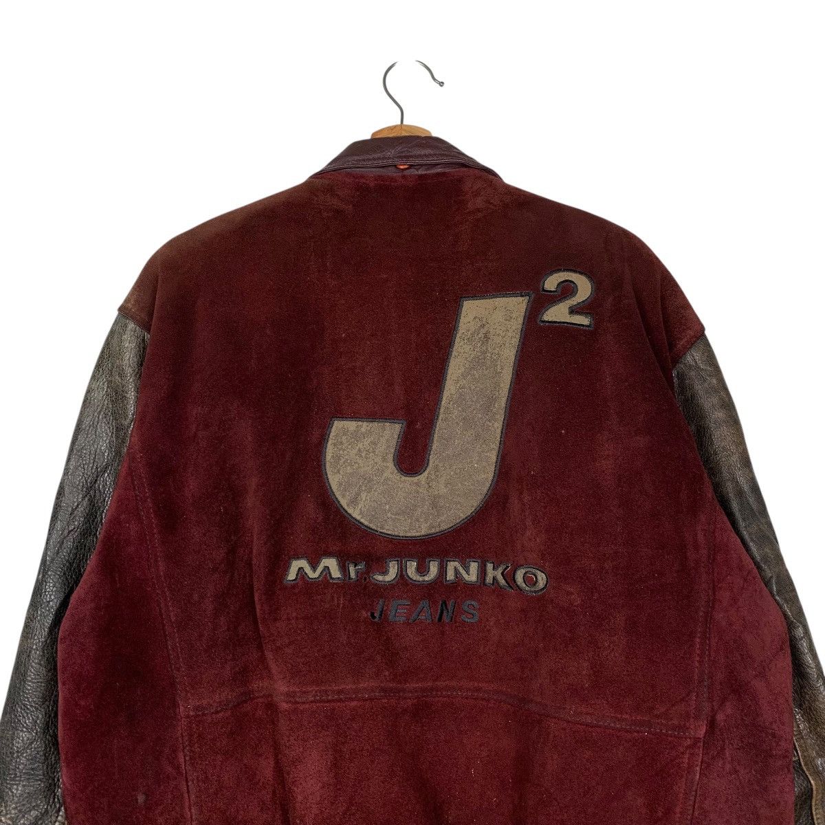Mr. Junko Mr Junko Bog Logo Leather Varsity Jacket Size US M / EU 48-50 / 2 - 8 Thumbnail