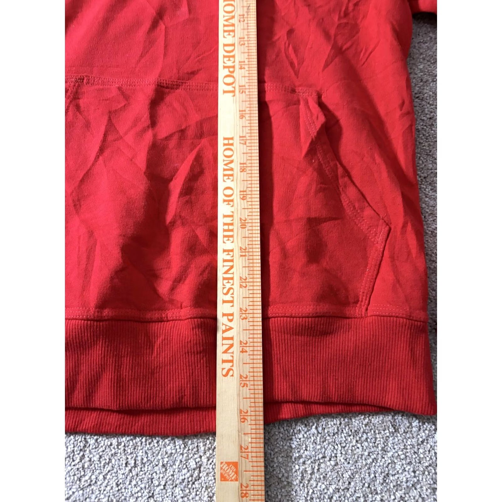 Champion Champion Shirt Mens S Red Hoodie Lightweight Pullover Kangaroo Logo Sweatshirt Size US S / EU 44-46 / 1 - 5 Thumbnail