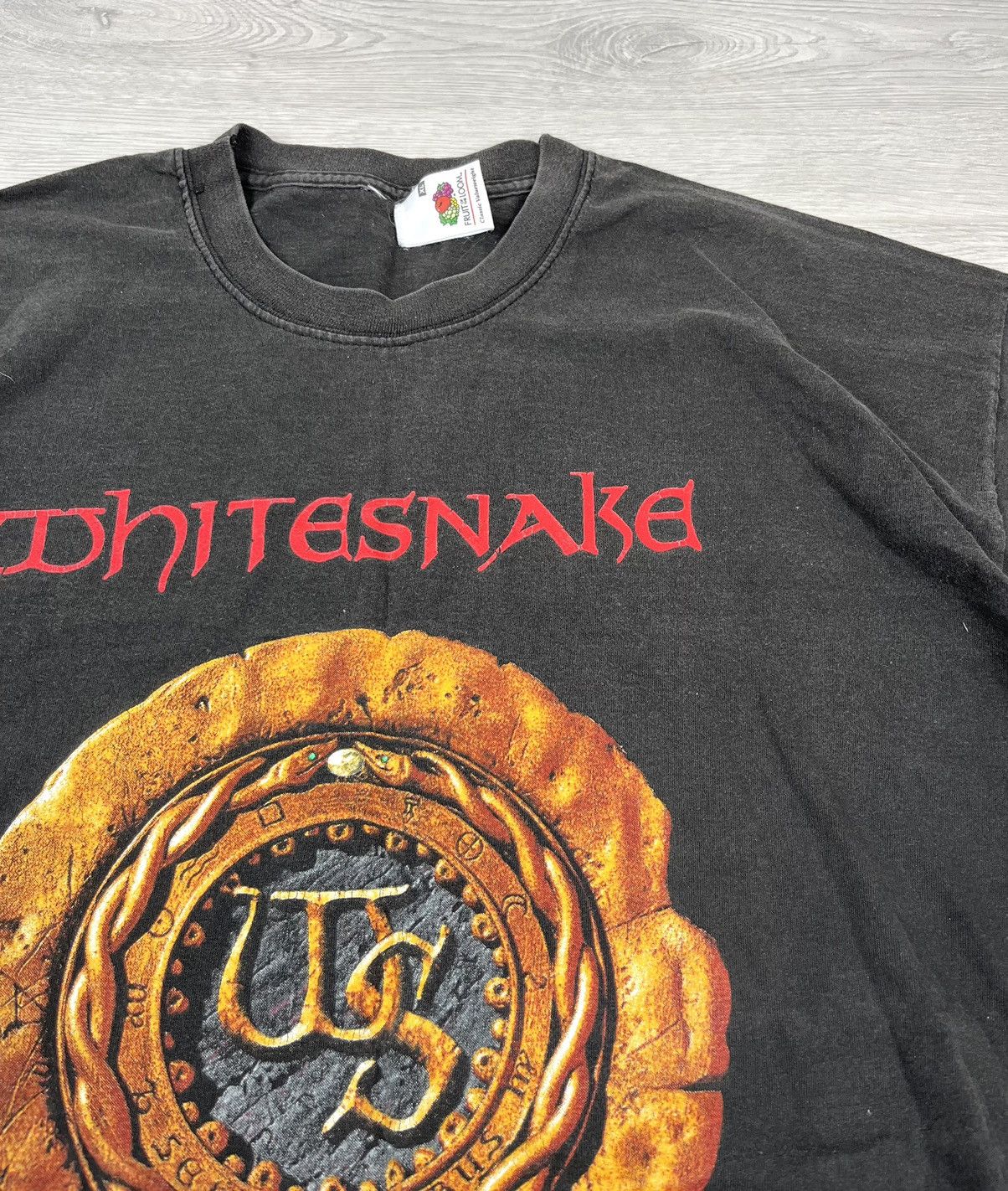 Band Tees × Vintage Whitesnake Vintage 2004 Tour T Shirt Size US XL / EU 56 / 4 - 5 Thumbnail