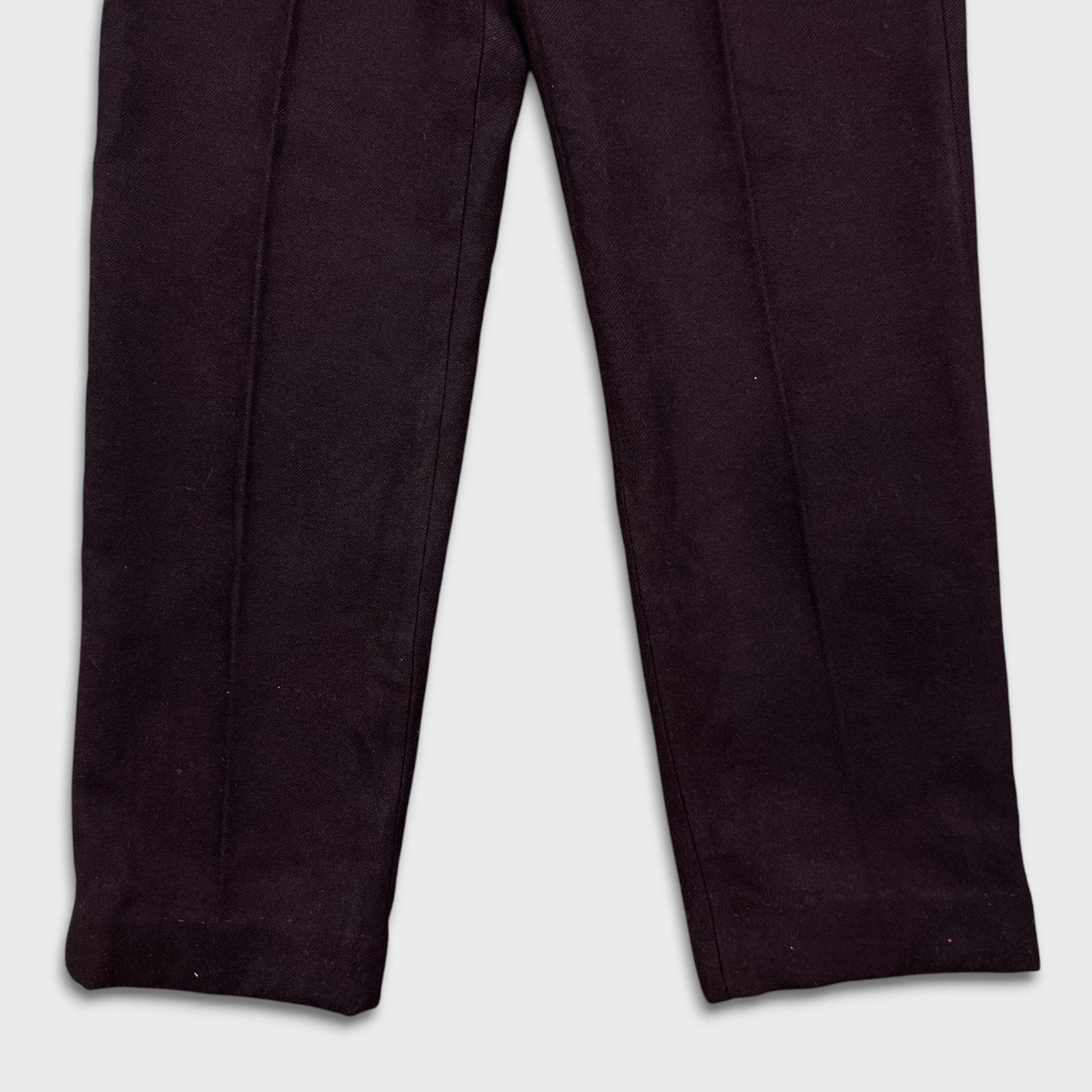 Vintage Vintage Dress Pants 30x27 Straight Hemmed Leg 90s Trousers Size US 30 / EU 46 - 4 Thumbnail