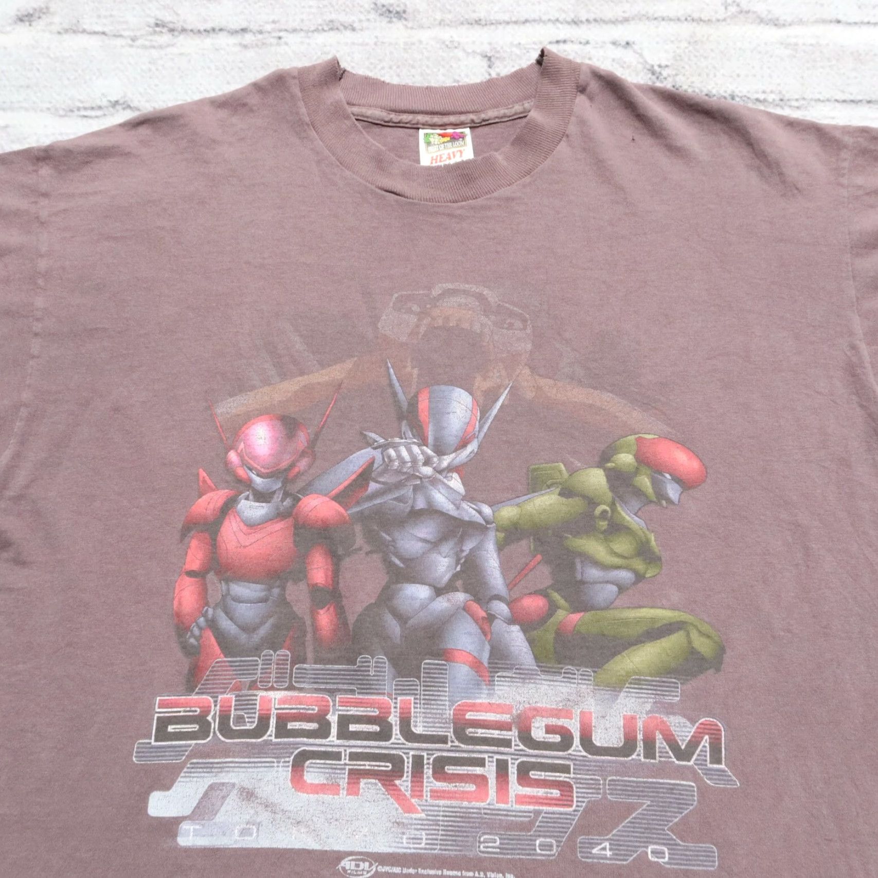 Vintage Vintage Bubblegum Crisis Tshirt XL Men 90s Faded Band? Size US XL / EU 56 / 4 - 2 Thumbnail
