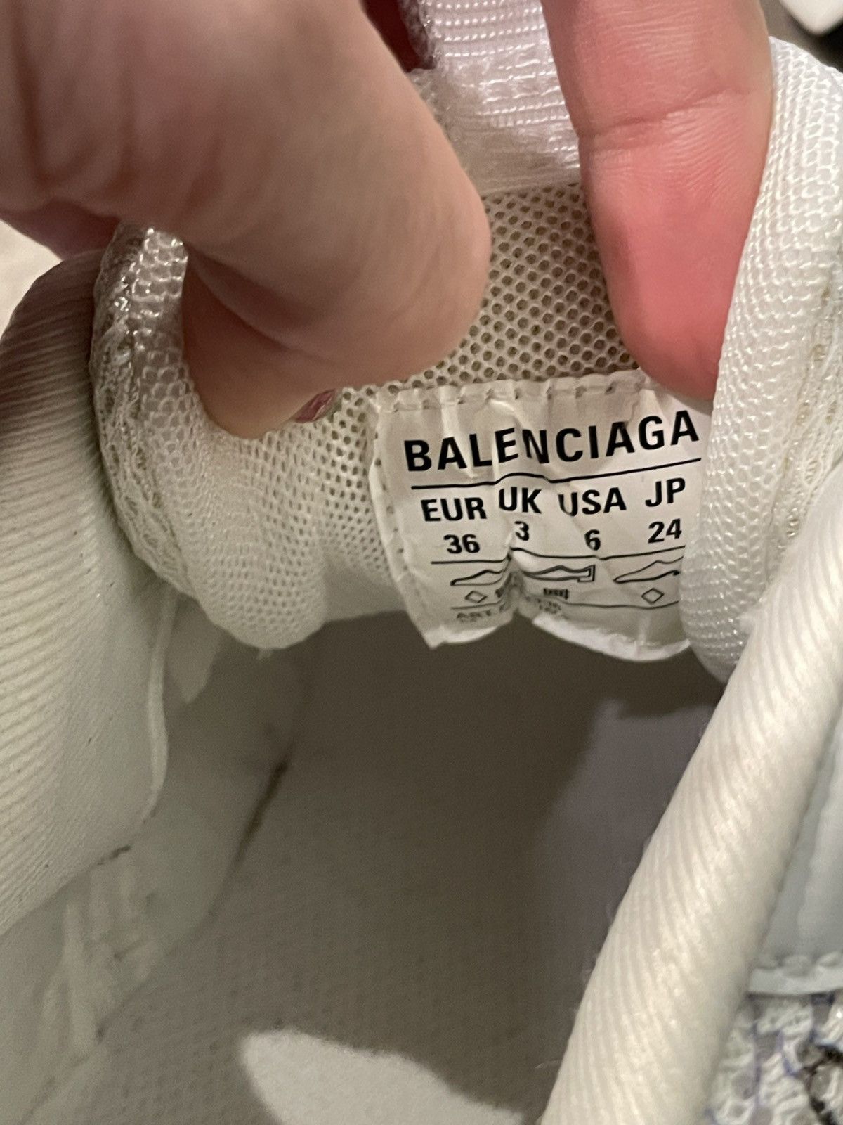 Balenciaga TRACK AUTOGRAPHE SNEAKER IN WHITE Size US 6 / IT 36 - 4 Thumbnail
