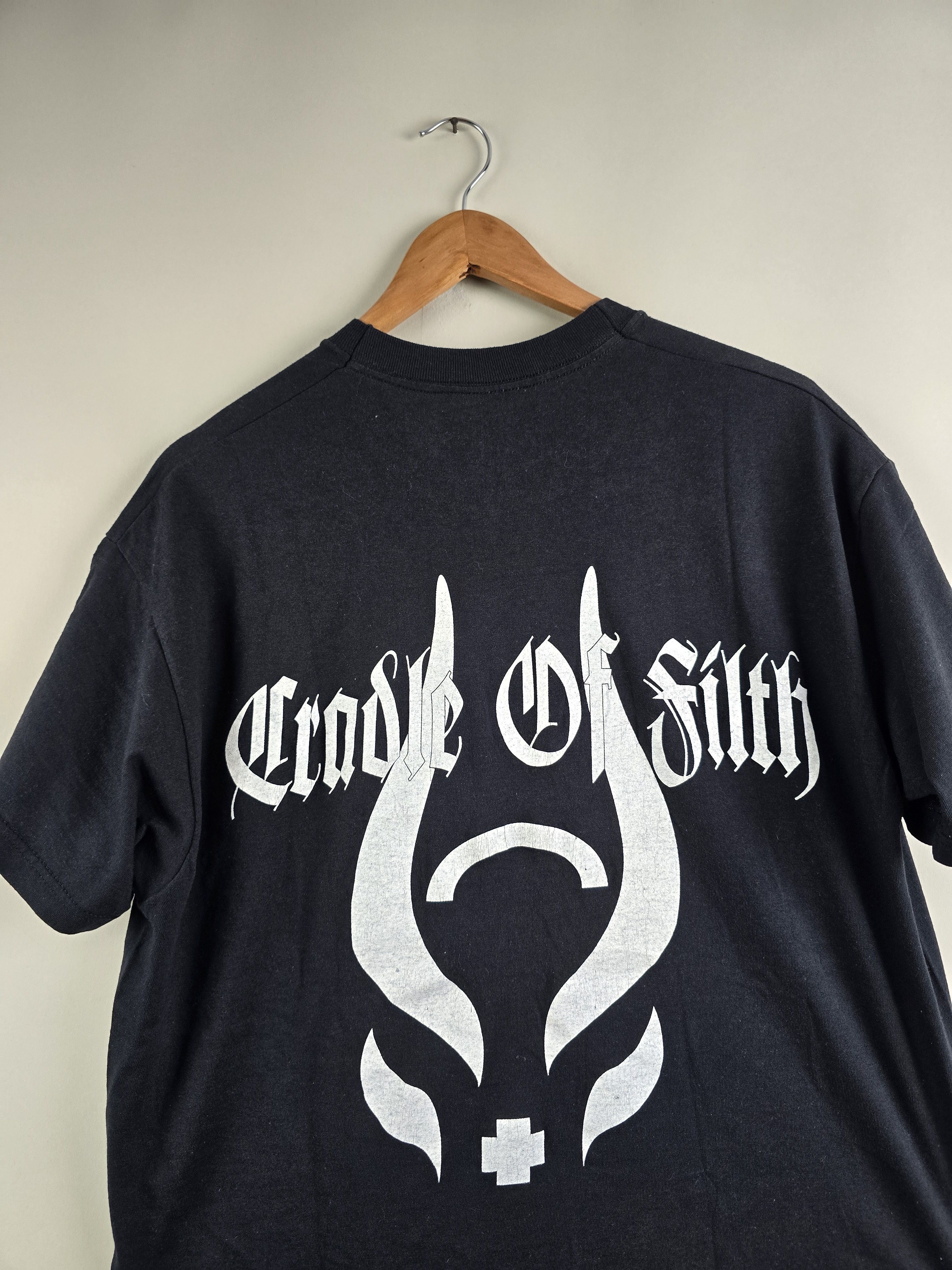 Band Tees × Vintage 90s Cradle Of Filth Dani Filth L 21.5" 30" Size US L / EU 52-54 / 3 - 5 Thumbnail
