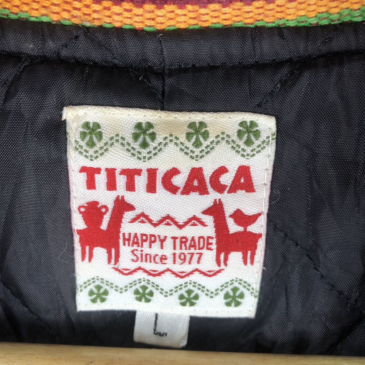 Japanese Brand Vintage Y2K Titicaca Navajo Quilted Button Up Jacket Size US M / EU 48-50 / 2 - 14 Thumbnail