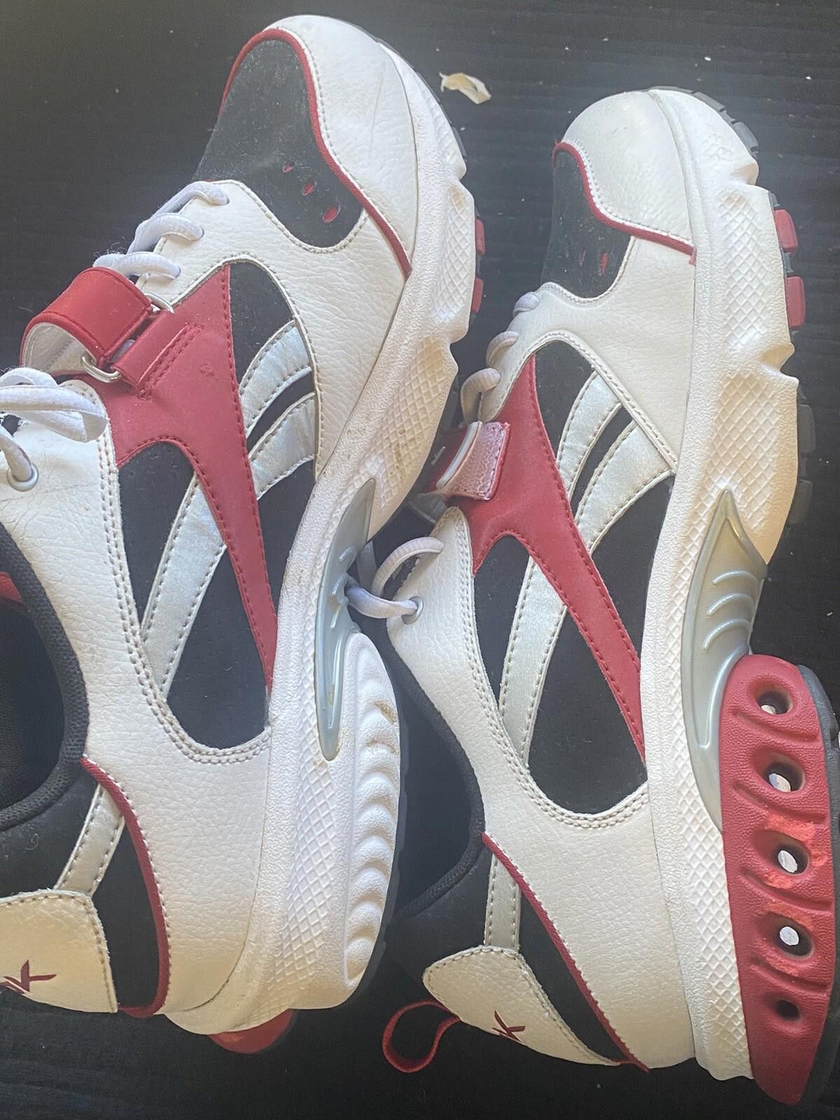 Reebok Reebok RB-704 FLU 2-177611 red black white shoes Size 12 Size US 12 / EU 45 - 7 Thumbnail