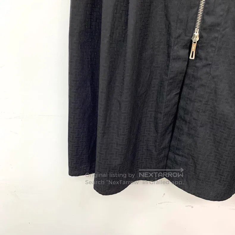 Hermes Hermes Black H pattern all-over print cotton collar zip sh Size XXS / US 00 / IT 34 - 5 Thumbnail