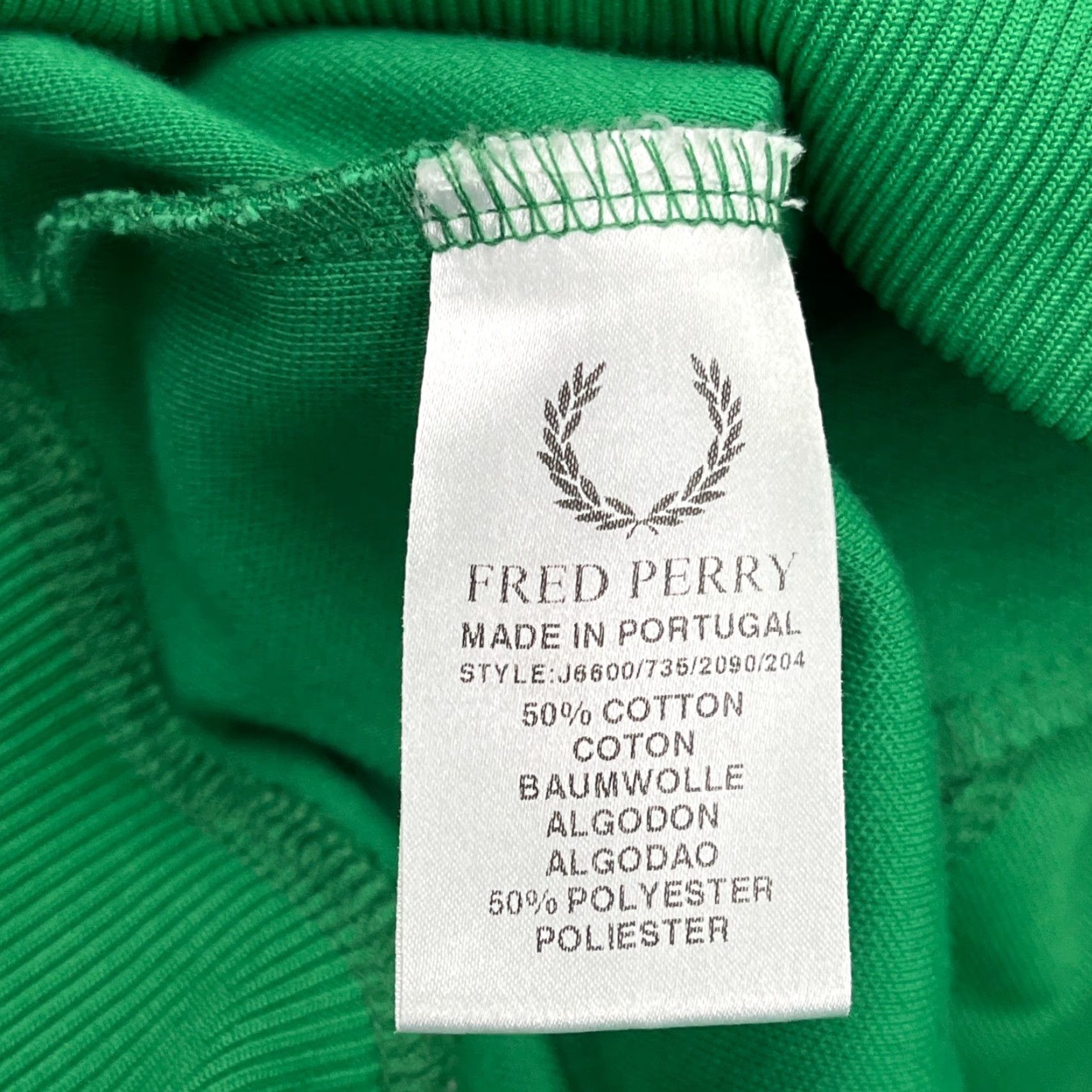 Fred Perry Fred Perry Sportswear Track Jacket Mens M Green Active Court Blokecore Portugal Size US M / EU 48-50 / 2 - 7 Thumbnail