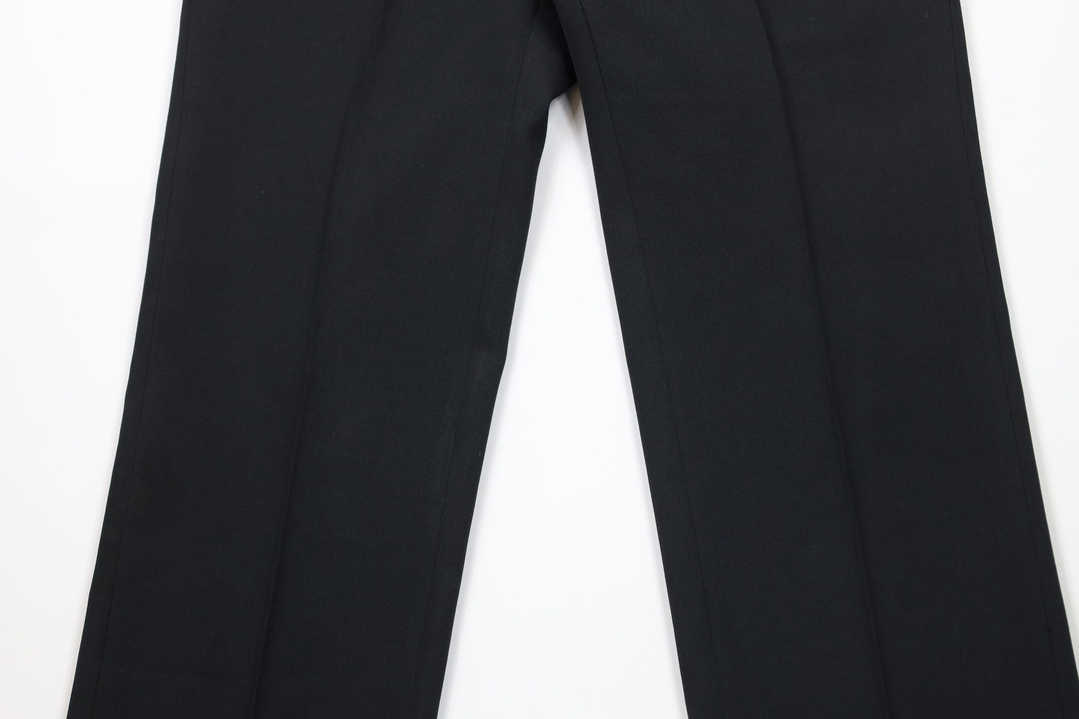 Vintage Vintage 90s Streetwear Flared Wide Leg Chino Pants Black Size US 34 / EU 50 - 3 Thumbnail