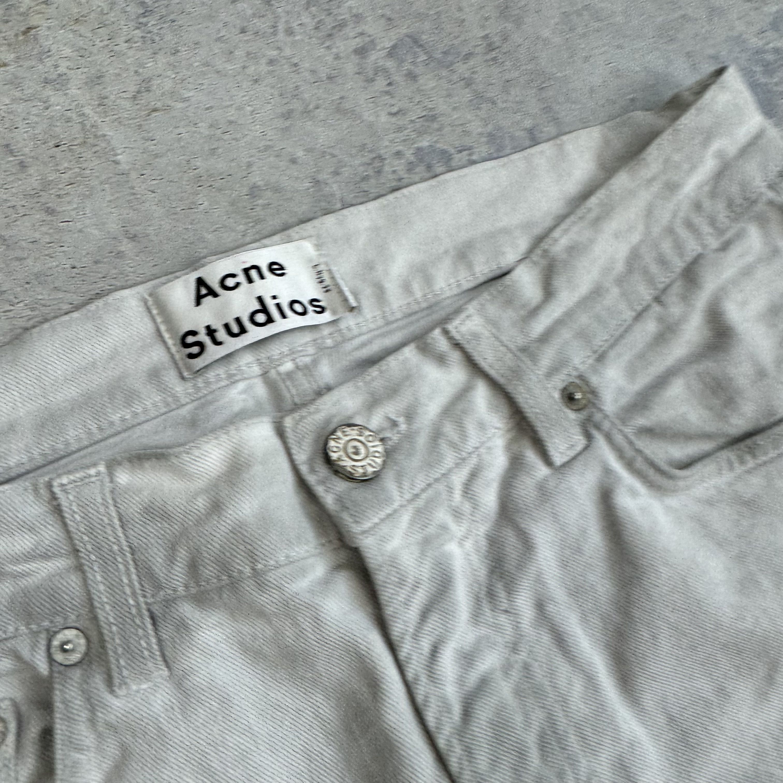 Acne Studios ACNE STUDIOS ACE KANE BURNISHED DENIM JEANS SIZE 32x32 Size US 36 / EU 52 - 7 Thumbnail