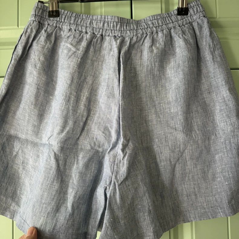 Loro Piana LORO PIANA Gray linen shorts Size 26" / US 2 / IT 38 - 9 Thumbnail