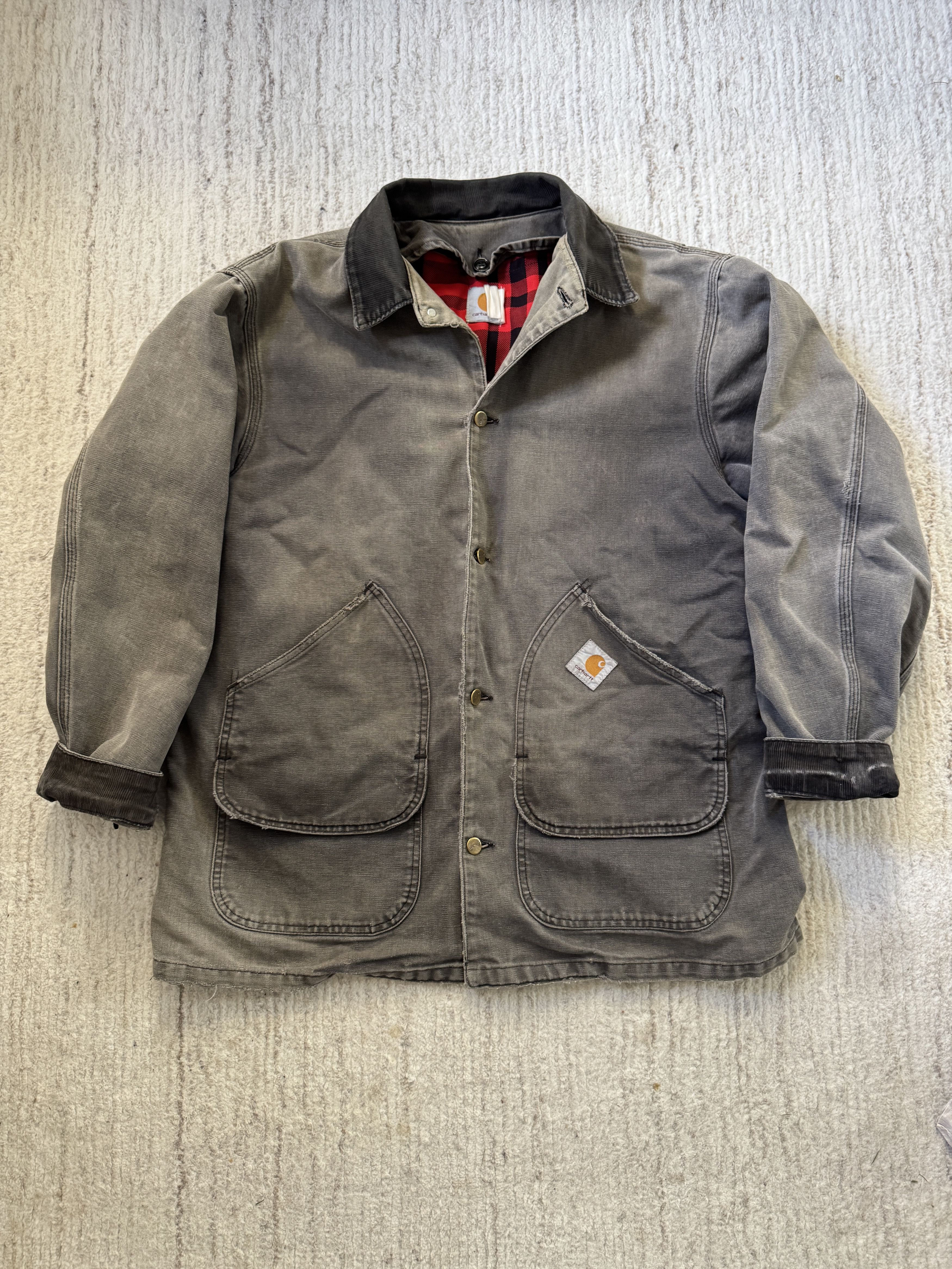 Carhartt Vintage Carhartt Chore Coat Size US XL / EU 56 / 4 - 1 Thumbnail