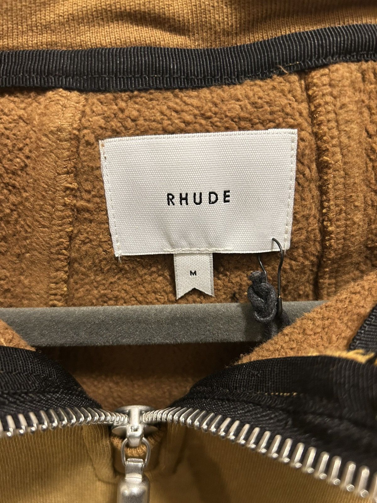 Rhude Rhude embroidered logo quarter zip Size US M / EU 48-50 / 2 - 4 Thumbnail