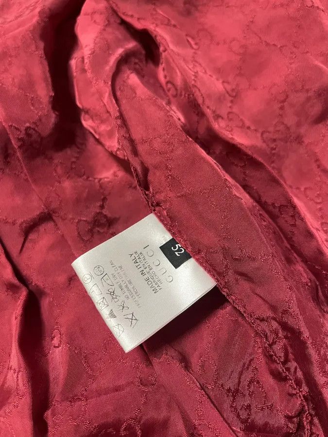 Gucci SS2009 Gucci Bordeaux Red Signature Jacket Size US M / EU 48-50 / 2 - 10 Thumbnail