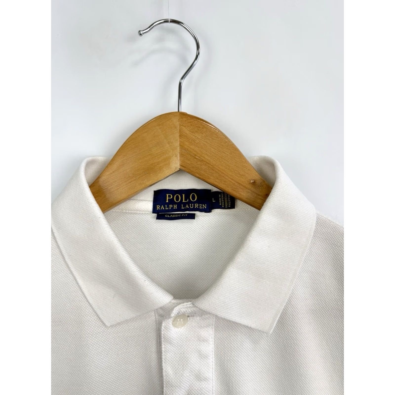 Ralph Lauren VINTAGE Polo Ralph Lauren Classic Fit Polo Shirt Mens White L Rare Chief Keef Retro Hype Size US L / EU 52-54 / 3 - 7 Thumbnail