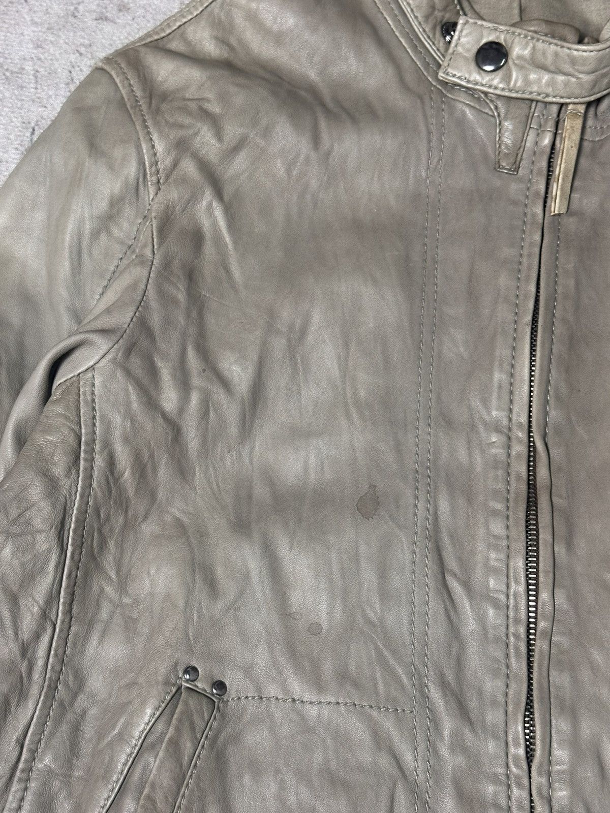 Unknown London Unknown London Leather Biker Jacket Size US M / EU 48-50 / 2 - 4 Thumbnail
