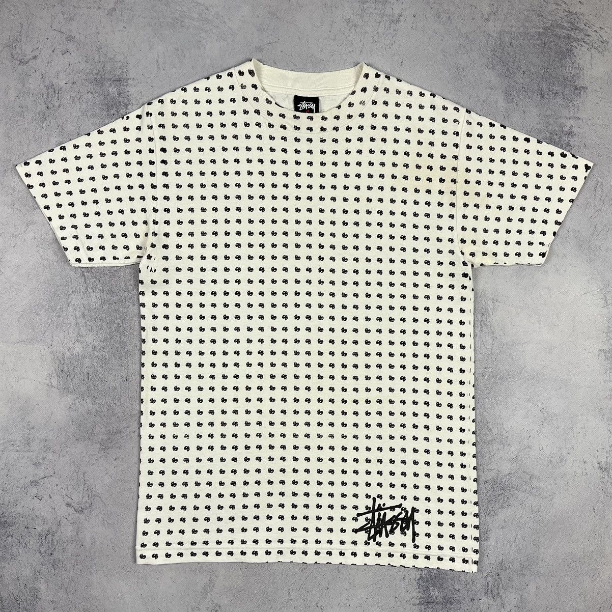 Stussy Vintage Stussy Peace and Prosperity multilogo T Shirt 90’s Size US S / EU 44-46 / 1 - 2 Thumbnail